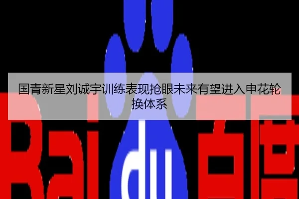 国青新星刘诚宇训练表现抢眼未来有望进入申花轮换体系